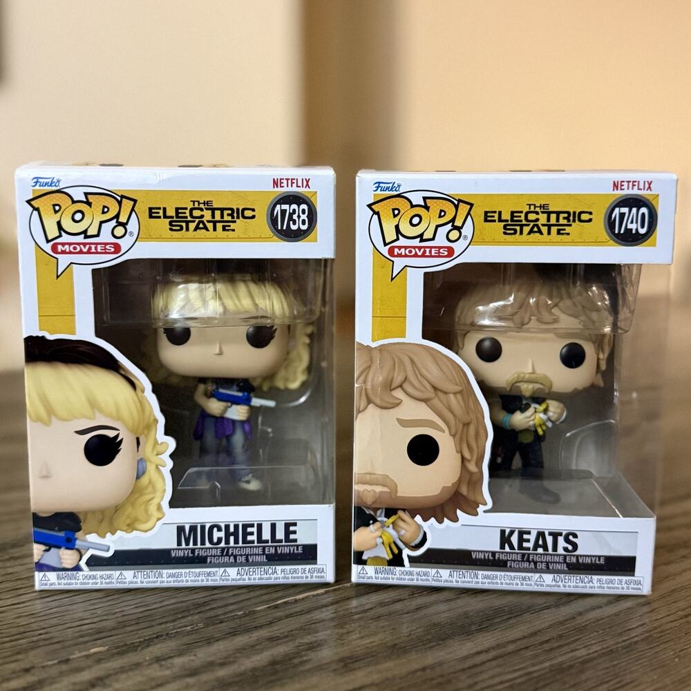 WB Funko POP! Movies: Electric State - Michelle & Keats Vinyl Figure Set of 2